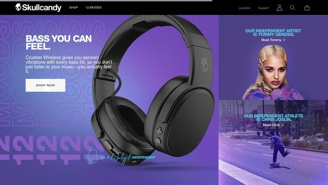 Skullcandy官网介绍