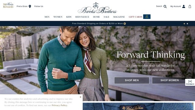 BrooksBrothers官网介绍
