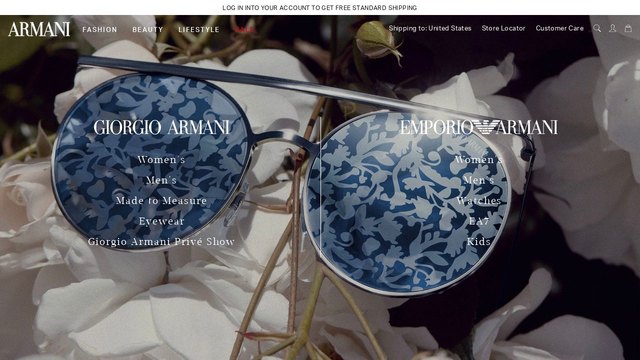 阿玛尼 (Armani) 官方网站