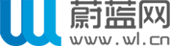 蔚蓝网 logo