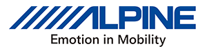 Alpine 阿尔派 logo